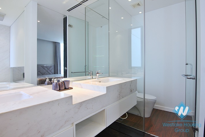 Quality apartment with nice design for rent in Xuan Dieu st, Quang An ward, Tay Ho